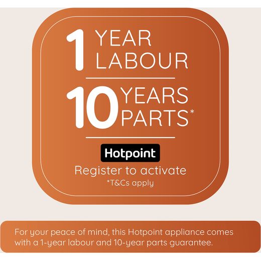 Hotpoint Gas Cooker - Black - Guarantee
